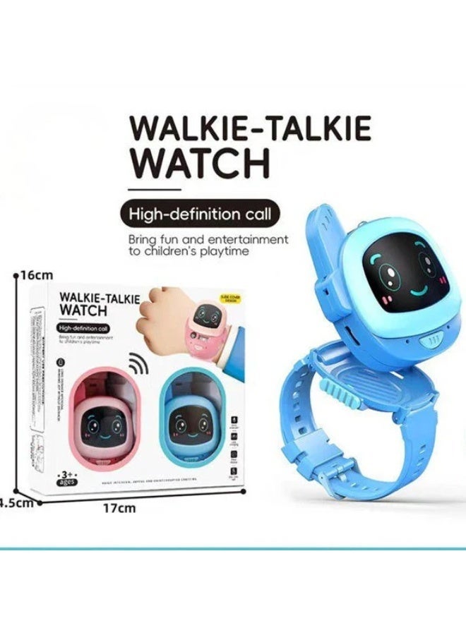 Digital Walky Talky Watch for Kids, 2 Way Voice Communication Watch, Smart Intercom Wrist Watch with LED Light, Compass, Flashlight, Time Display, Long Range Outdoor Walky Talky Watch, Kids Communication Toy for Adventure Play - Image 1